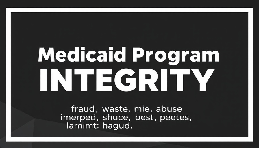 Informative graphic on Medicaid Program Integrity issues.
