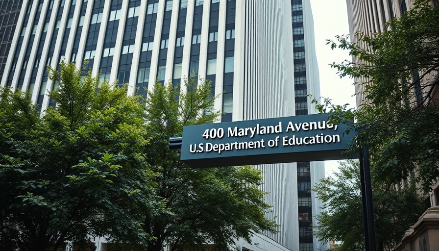 US Department of Education building exterior, daylight view.