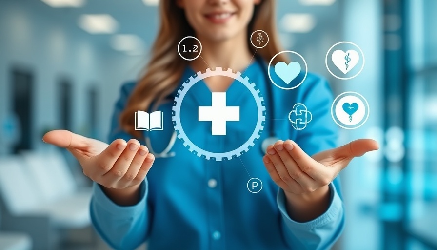 Professional medical news layout with woman in a blue setting focused on personalized cancer therapy.