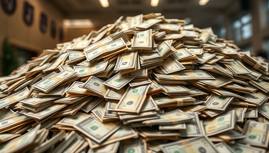 Large currency pile illustrating investing a large amount of money wisely.