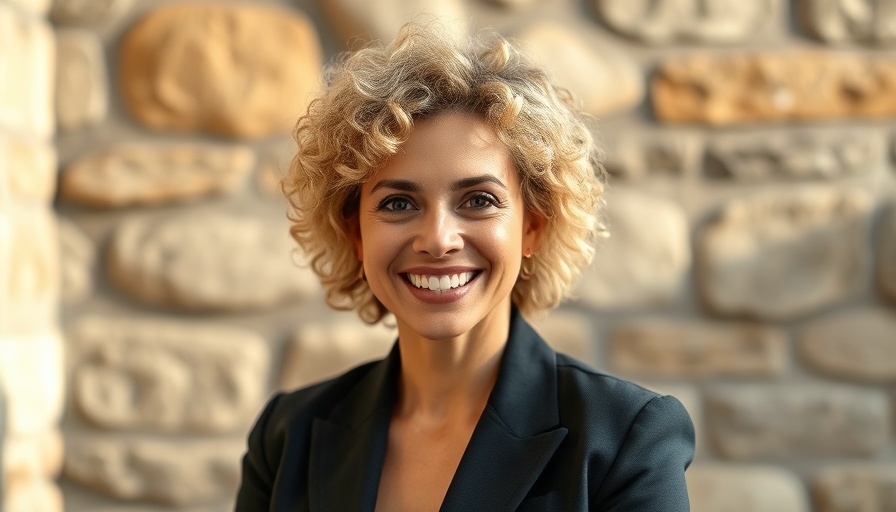 United Opticians Association New Executive Director smiling confidently in a professional setting.