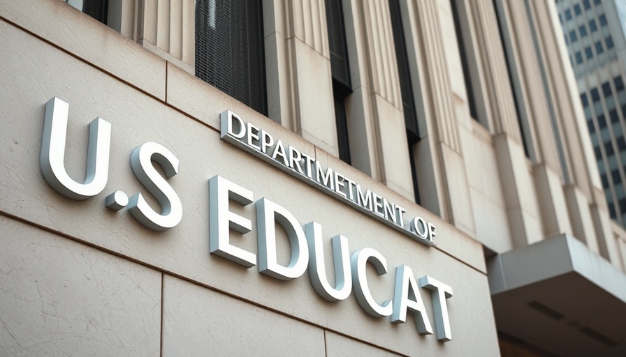 U.S. Department of Education building facade related to education tax benefits under Trump.