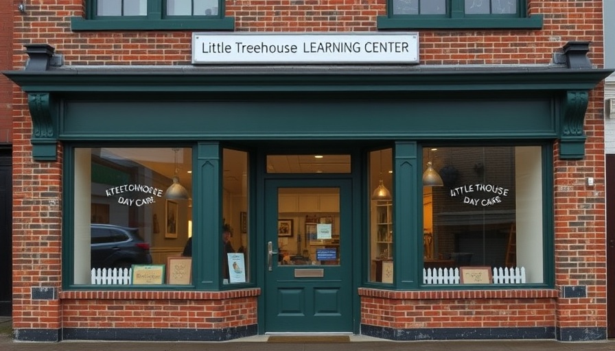 Entrance of Little Treehouse Learning Center related to wrongful death lawsuit Covington day care.