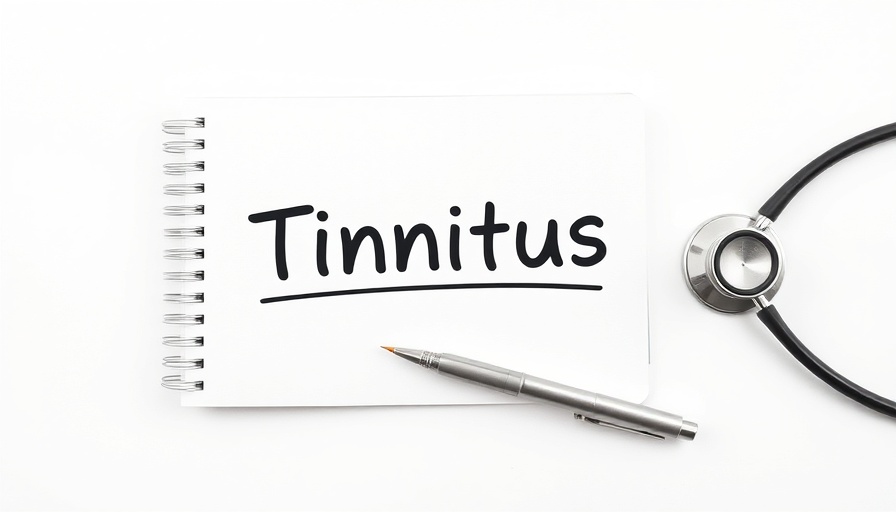 Lower risk of tinnitus concept with stethoscope and notebook.