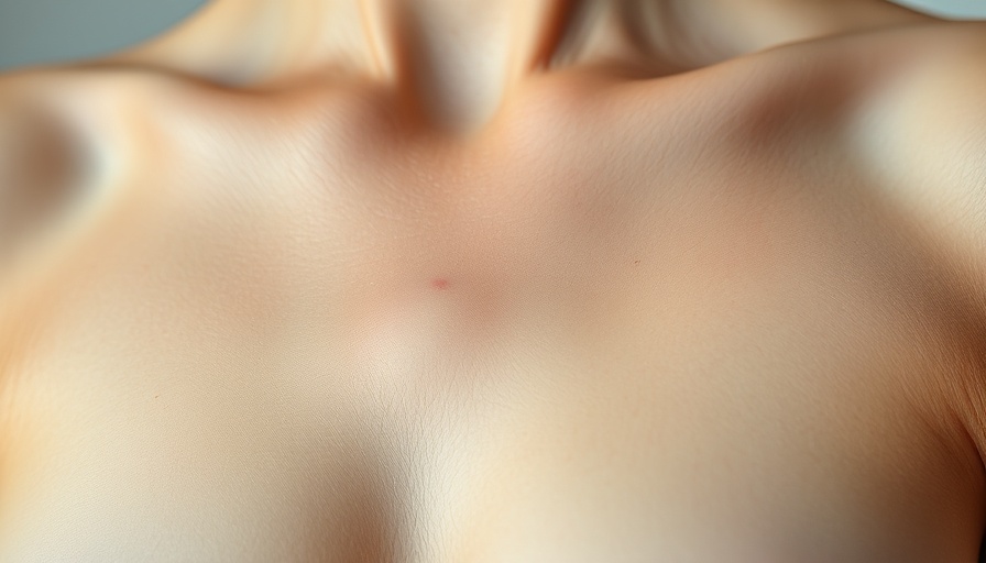 Close-up post-mastectomy scar with hand touching, PECS-PIFB pain management.