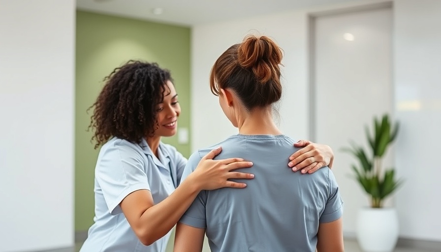 Nurse assists woman in clinic, highlighting ineffective back pain treatments.