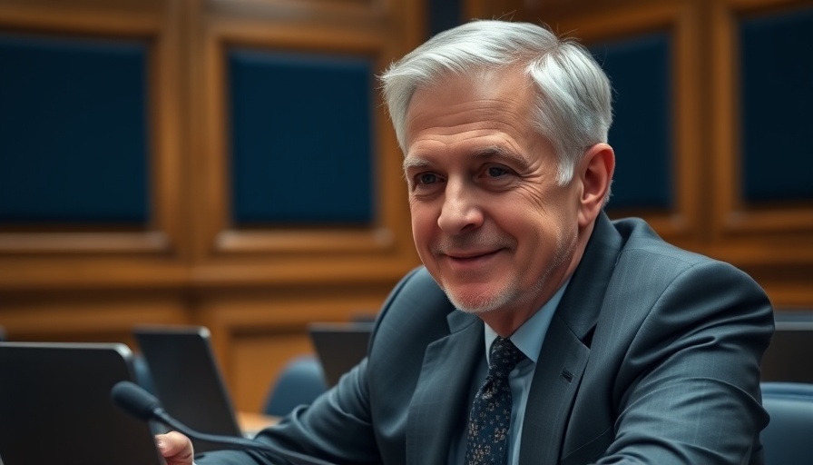 Man at desk discussing issues at Ohio Teachers Pension Fund.
