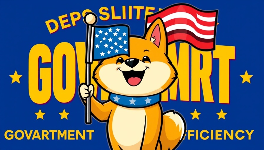 Doge Dividend Checks Proposal cartoon with Shiba Inu mascot.