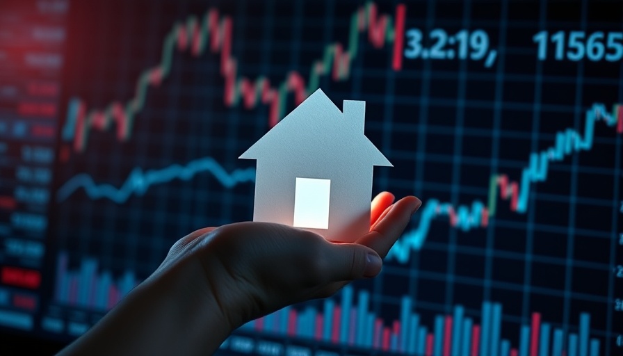 Refi demand remains elevated concept with hand and house.