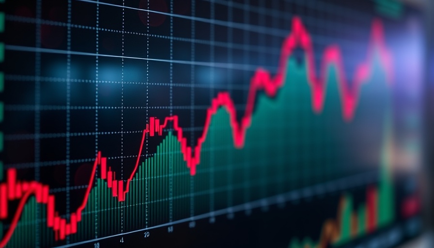 Graph showing mortgage rates gently rise, detailed daily index.