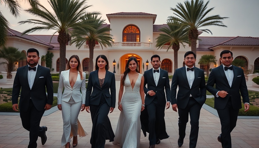 Elegant attendees exploring an Indian wedding experience.