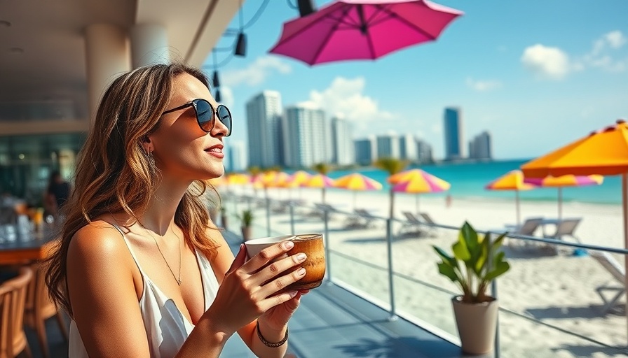 Miami girls week health wellness scene with stylish woman.