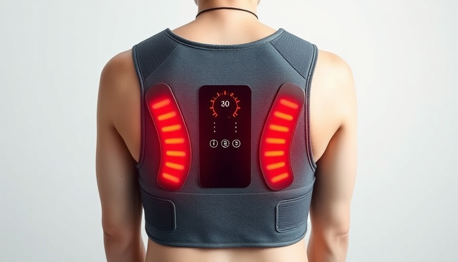 Hatch Belt with advanced back pain relief technology, featuring digital controls.