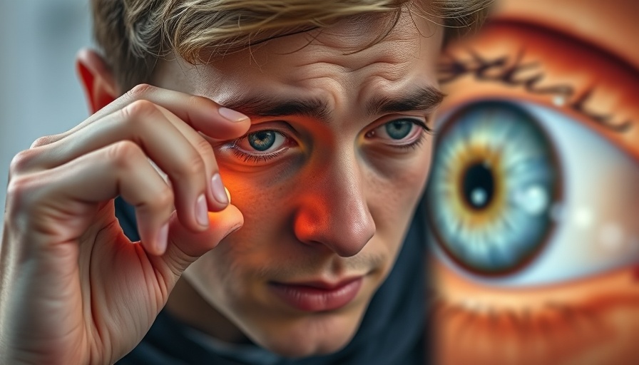 Eye floaters when to worry: young adult examines eye floaters.