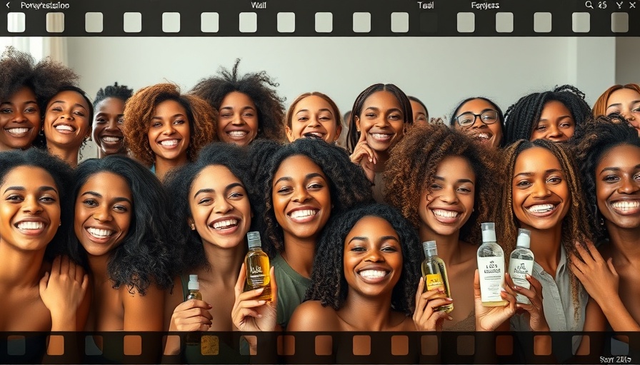 Collage of women displaying best hair oils in film-strip style.
