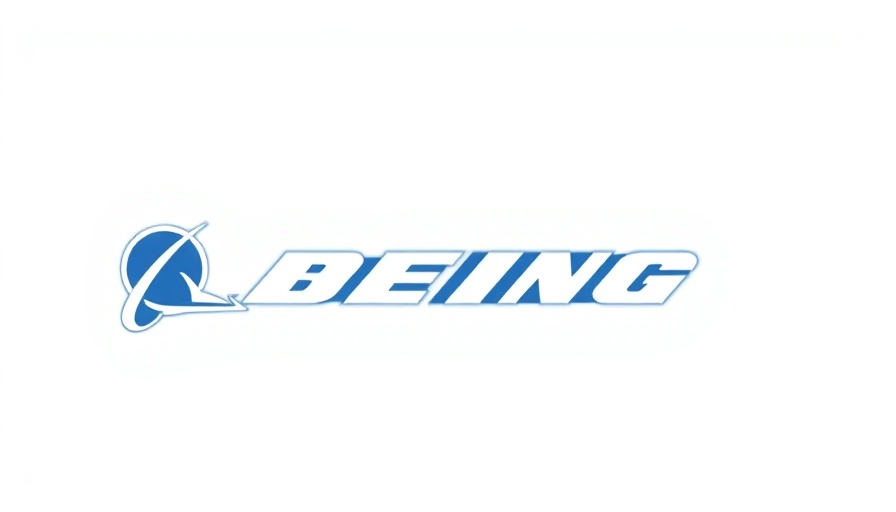 Boeing logo, symbolizing aerospace innovation