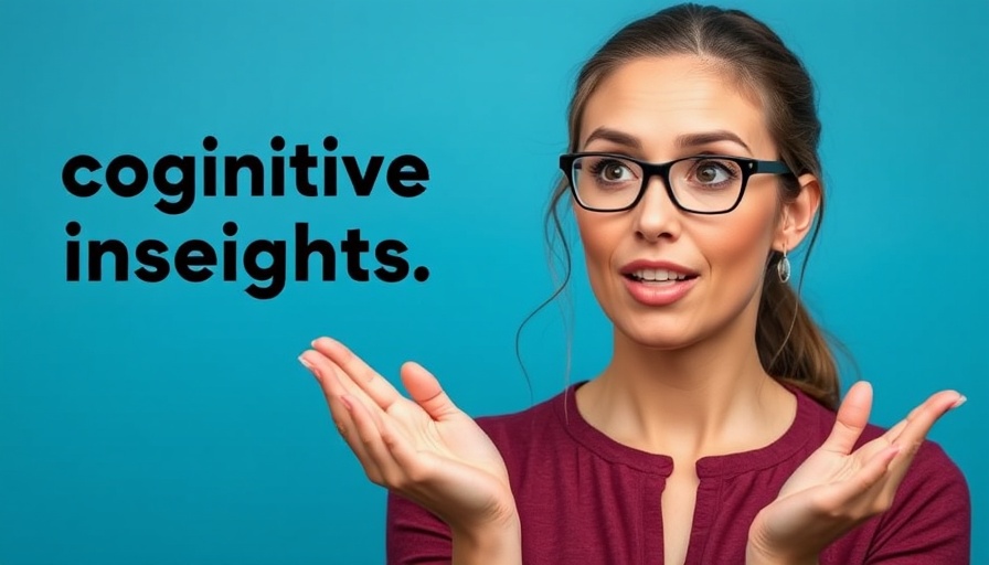Cognitive distortion insights, confident woman explaining.