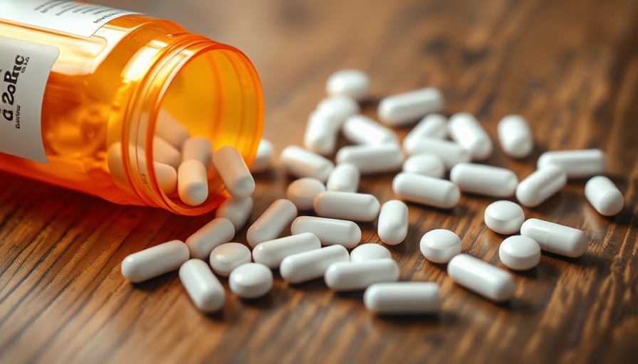 Prescription pills on table representing drug recovery funding in Northern Kentucky.