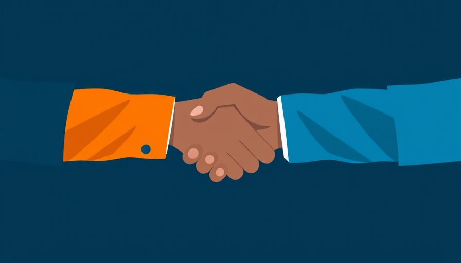 Stylized handshake showing collaborative fraud prevention.