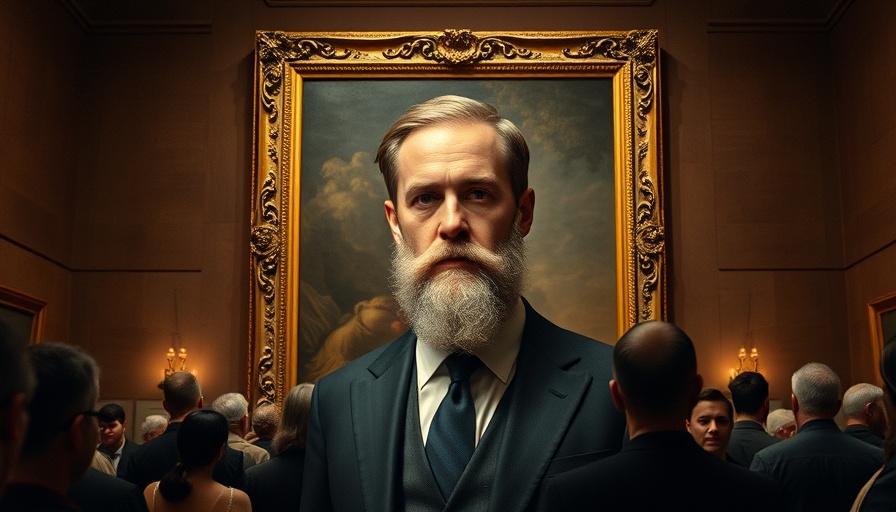 Historic painting in museum related to Trump executive order Smithsonian funding.