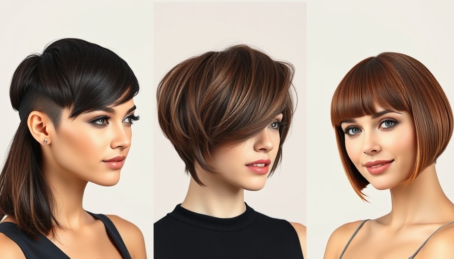 Spring 2025 hair trends: diverse hairstyles on women.
