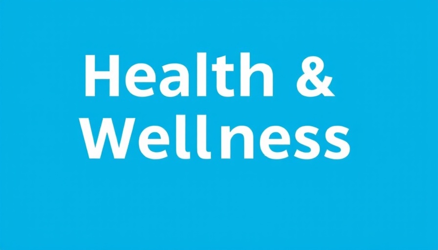 Bold white 'Health & Wellness' text on blue background related to spring safety tips.