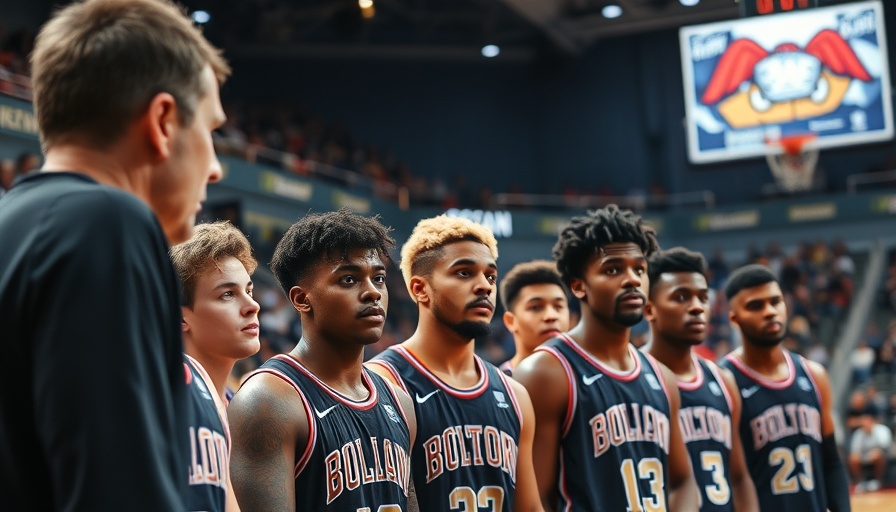 Kentucky Sweet 16 basketball Cooper team strategizing with coach.