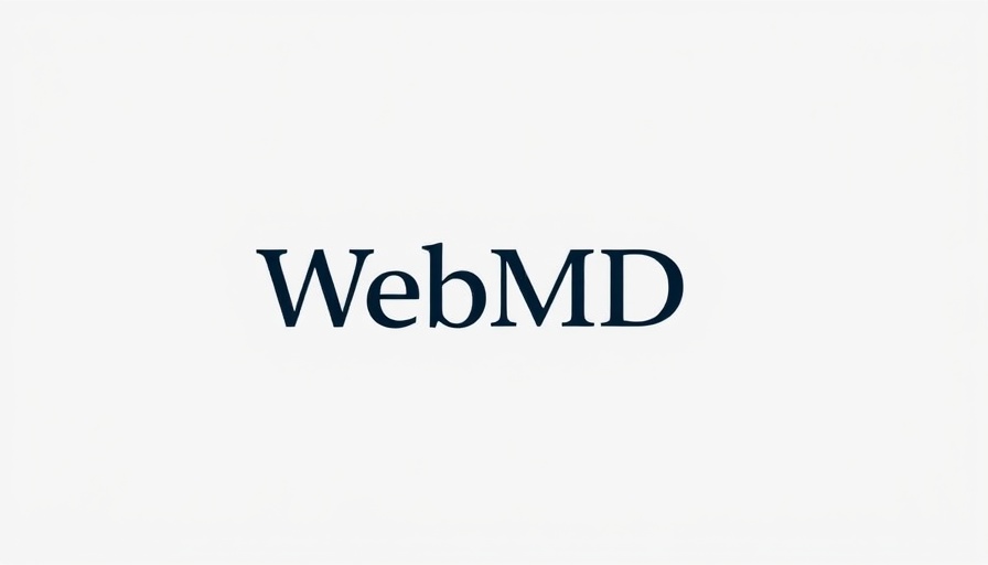 WebMD logo in serif font with white background.