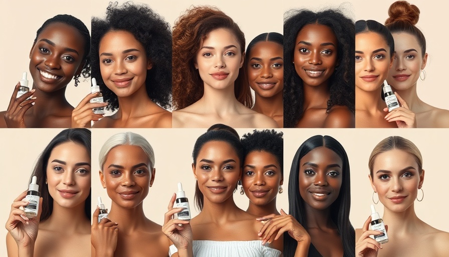 Collage of women showcasing best hydrating serums for dry skin
