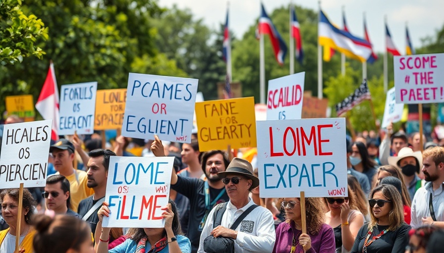 Hands Off! rallies against Trump and Musk with symbolic protest art.