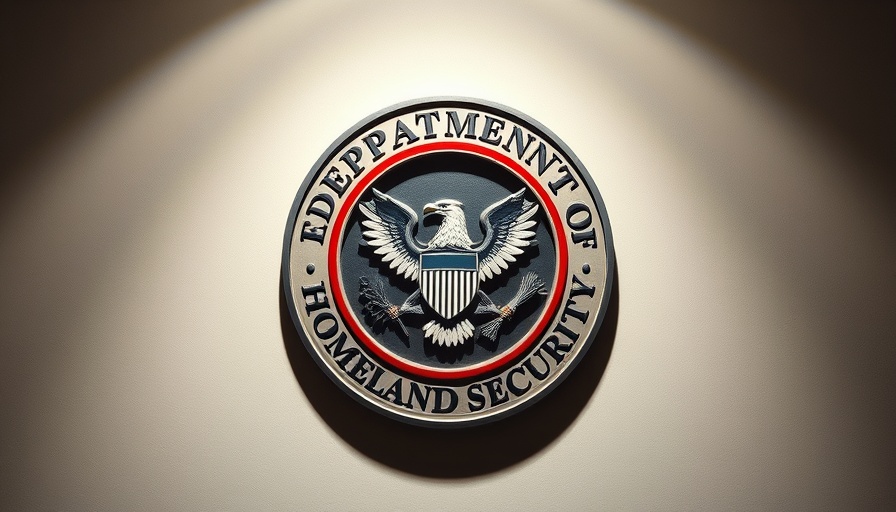 Department of Homeland Security seal symbolizing workforce reductions.