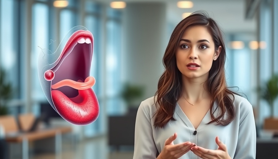 Educational illustration on function of the uvula with dryness focus.
