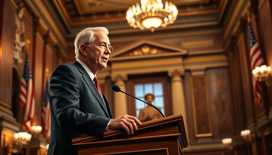 Ohio state budget education funding discussion in ornate government setting.