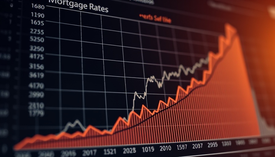 Mortgage Rates Surge This Week chart, financial data display.