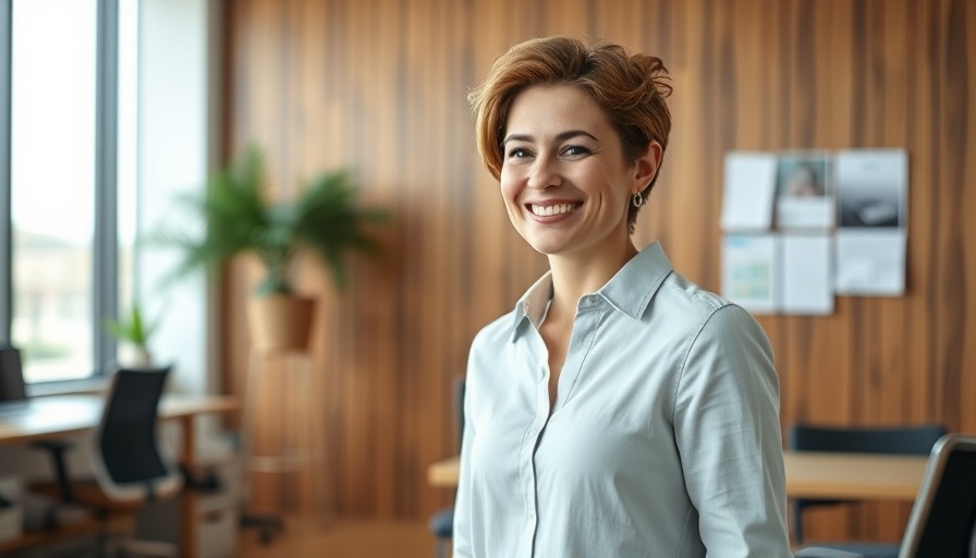 Smiling woman in office discussing VA loans benefits, Why Veterans Choose Us for VA Loans