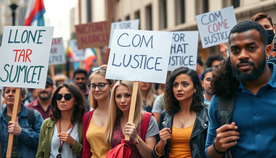 Protesters demand justice and temporary protections for Venezuelan migrants.