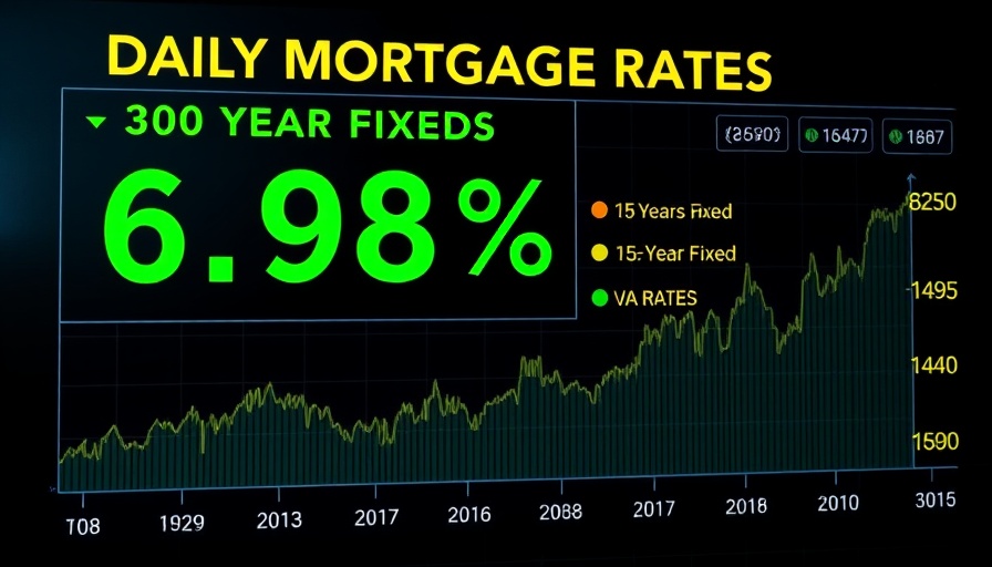 Mortgage rates chart with rates below 7%, April 14, 2025.