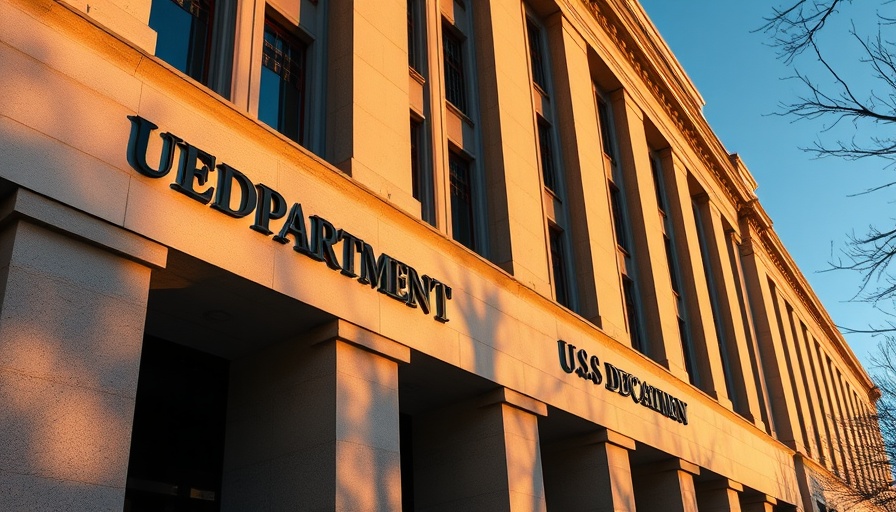 U.S. Department of Education facade in evening light, income-driven loan repayment changes