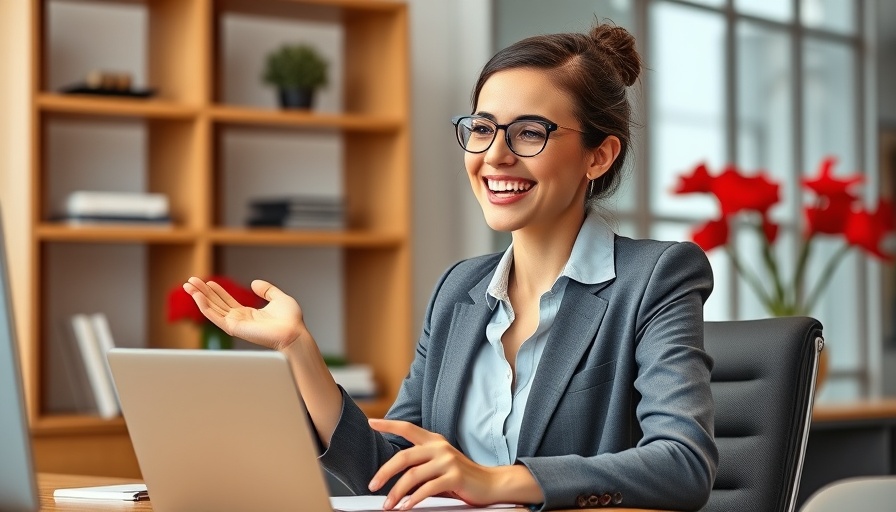 Professional woman in office discussing VA loans with Select Realtor tips.