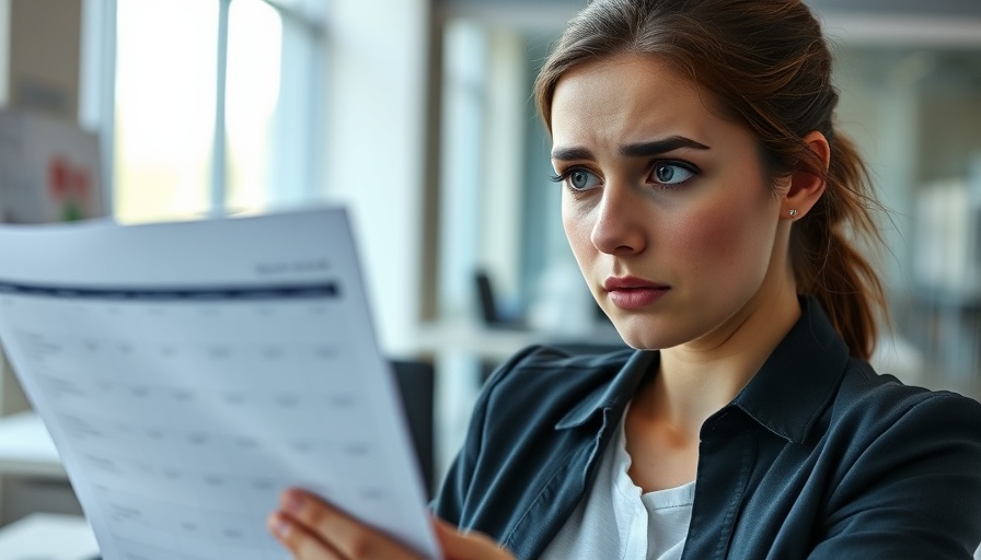 Healthcare professionals are overwhelmed, concerned woman examines schedule.