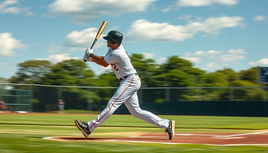 Reds player in action against Orioles, dynamic swing.