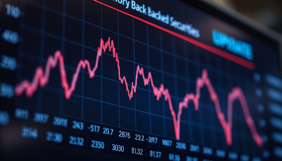 Market Movements Caused by Political Tensions on financial graph display.