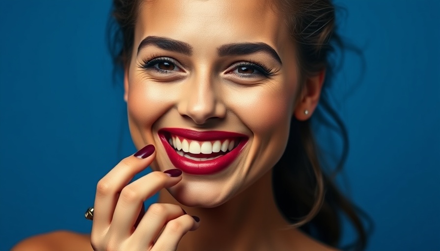 Woman applying lipstick for Amazon Summer Beauty Event Deals.