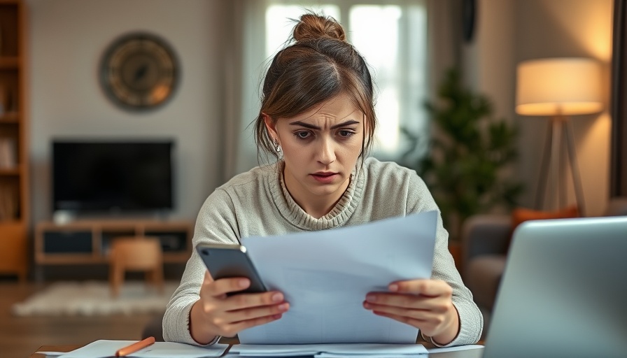 Concerned young woman reviewing finances, student loan wage garnishment.