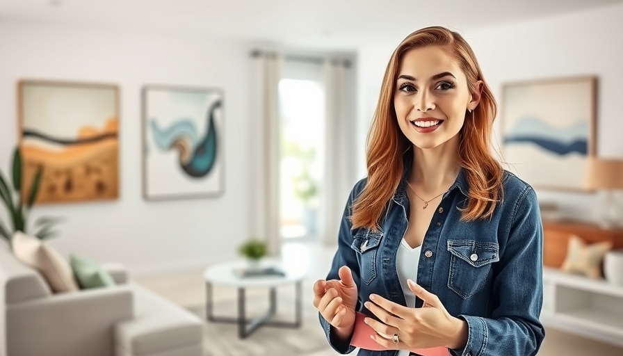 Young woman discussing house flipping while working 9-to-5.
