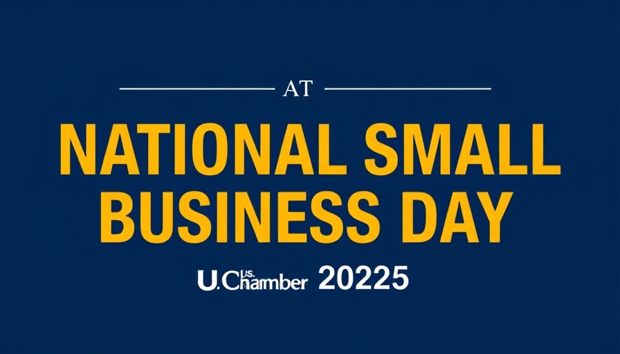 National Small Business Day 2025 banner with U.S. Chamber logo.