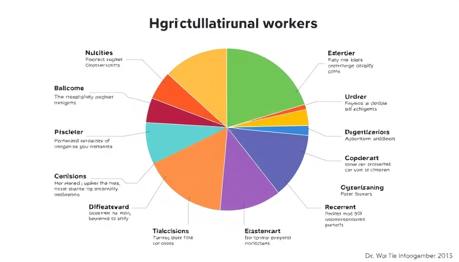 Impact of immigration restrictions pie chart showing agricultural workforce distribution