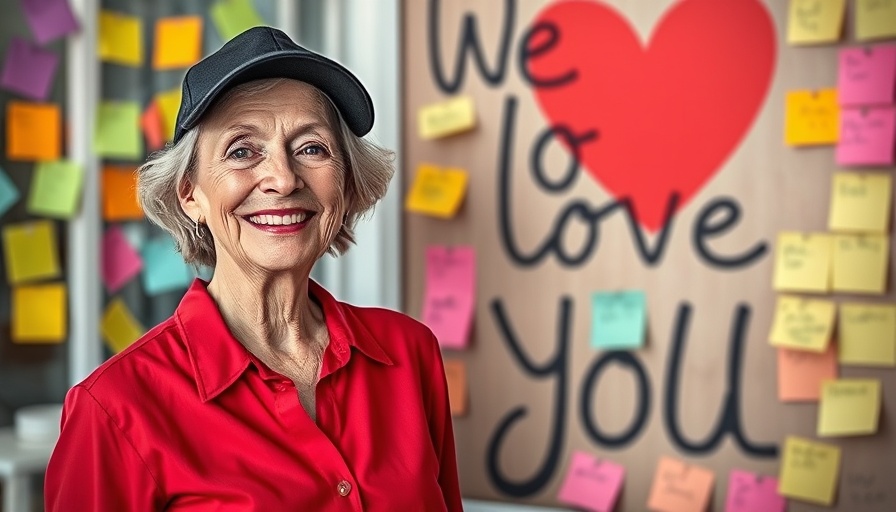 Mary Moses Latonia Elementary School appreciation board with smiling woman.