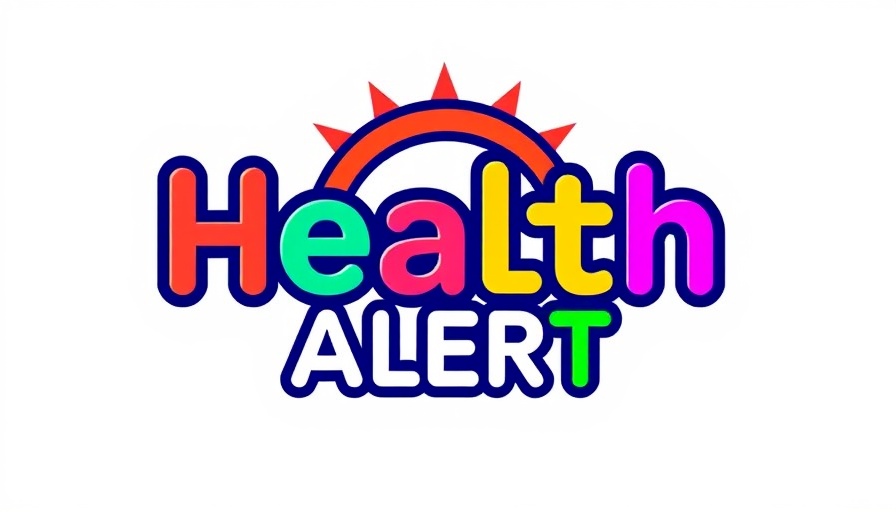 Health alert logo highlighting measles cases increase.