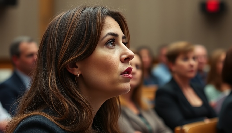US audit regulator addressing a public hearing.